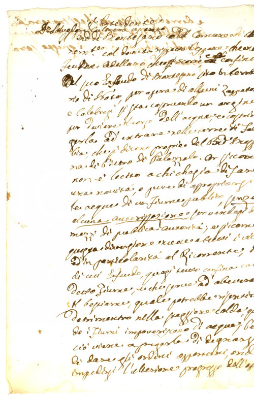 1810 ca PALAZZOLO ACREIDE (SR) Lite per argine a danno del barone MESSINA 1810 ca PALAZZOLO ACREIDE (SR) Lite per argine a danno del barone MESSINA
